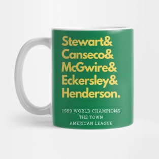 Oakland's 1989 World Champions Mug